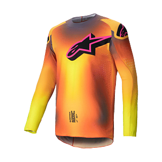 Alpinestars Crosskleding Supertech Lipan - Geel / Roze