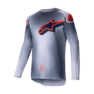 Alpinestars Crosskleding Supertech Lipan - Grijs / Fluo Oranje