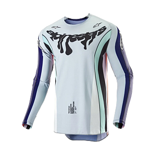 Alpinestars Cross Shirt Techstar LE Imperial - Paars / Blauw / Zwart