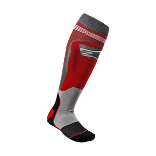 Alpinestars Cross Sokken MX PLUS-1 - Rood / Grijs