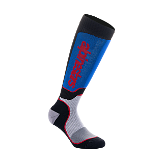 Alpinestars Cross Sokken MX PLUS - Zwart / Wit / Royal Blauw
