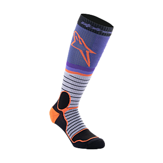 Alpinestars Cross Sokken MX PRO - Zwart / Grijs / Paars