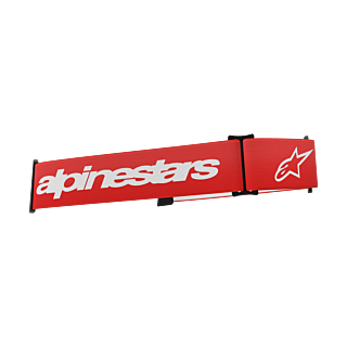 Alpinestars Crossbril Band Supertech - Rood / Wit