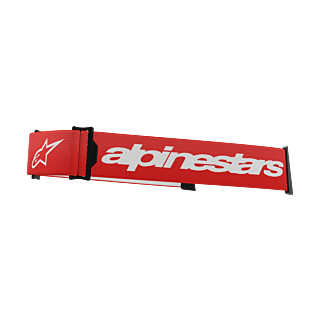 Alpinestars Crossbril Band Supertech - Rood / Wit