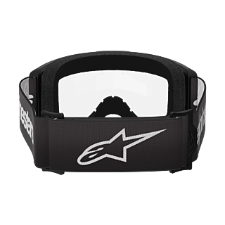 Alpinestars Crossbril Vision 3 Wordmark - Zwart - Clear Lens