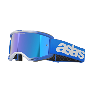 Alpinestars Crossbril Vision 5 Blaze - Blauw - Spiegel Blauw Lens