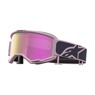 Alpinestars Crossbril Vision 5 Rora - Graystone / Old Roze - Spiegel Roze Lens