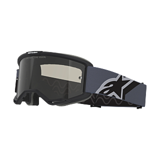 Alpinestars Crossbril Vision Sand - Zwart / Grijs - Donker Smoke Lens