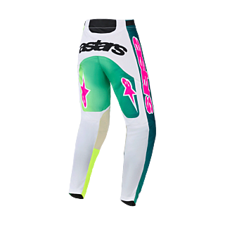 Alpinestars Crossbroek 2026 Racer Portl - Groen / Wit / Zwart