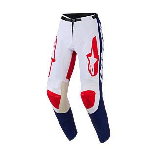 Alpinestars Crossbroek 2026 Racer Riway - Wit / Blauw / Rood