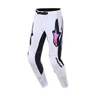 Alpinestars Crossbroek 2026 Supertech Pro Vista - Wit / Paars / Zwart