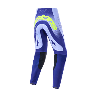 Alpinestars Crossbroek 2026 Supertech Scenz - Paars / Fluo Geel