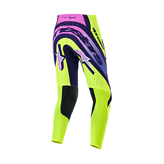 Alpinestars Crossbroek 2026 Supertech Vista - Geel / Paars / Zwart