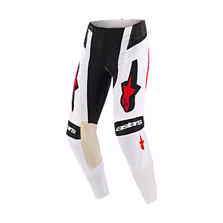 Alpinestars Crossbroek 2026 Techstar Knif - Zwart / Wit / Rood