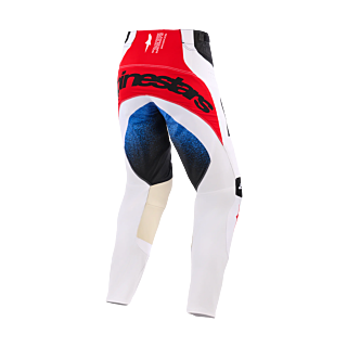 Alpinestars Crossbroek 2026 Techstar Knif - Zwart / Wit / Rood