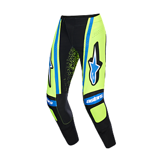 Alpinestars Crossbroek 2026 Techstar Nomur - Donker Navy / Fluo Geel / Ucla / Blauw