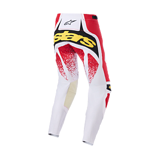 Alpinestars Crossbroek 2026 Techstar Nomur - Licht Grijs / Rood / Zwart