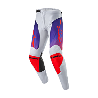 Alpinestars Crossbroek Racer Hoen - Licht Grijs / Hot Oranje / Zwart