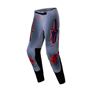 Alpinestars Crossbroek Supertech Lipan - Grijs / Fluo Oranje