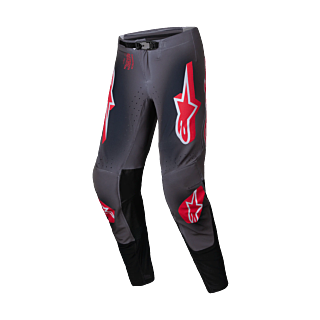 Alpinestars Crossbroek Supertech Lipan - Smoke / Rood