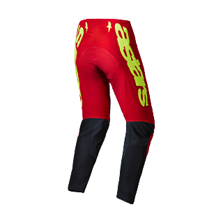 Alpinestars Crossbroek Supertech Maker - Rood / Fluo Geel
