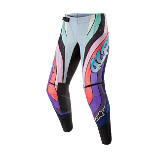 Alpinestars Crossbroek Techstar LE Imperial - Paars / Blauw / Zwart