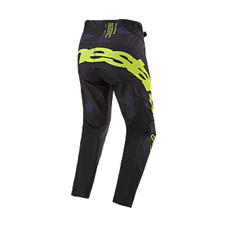 Alpinestars Crossbroek Techstar Rantera - Zwart / Navy / Fluo Geel