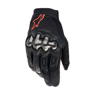 Alpinestars Crosshandschoenen 2026 Megawatt - Zwart / Fluo Rood
