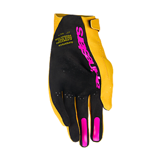 Alpinestars Crosshandschoenen 2026 Supertech - Goud / Zwart / Fluo Roze