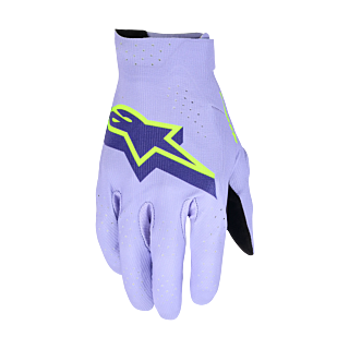 Alpinestars Crosshandschoenen 2026 Supertech - Lavender / Violet / Fluo Geel