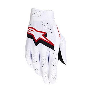 Alpinestars Crosshandschoenen 2026 Supertech - Wit / Zwart / Fire Rood