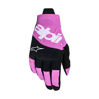 Alpinestars Crosshandschoenen 2026 Techstar - Zwart / Licht Grijs / Paars
