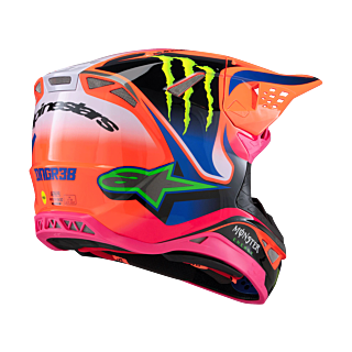 Alpinestars Crosshelm S-M10 Deegan - Oranje / Paars / Roze