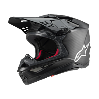 Alpinestars Crosshelm S-M10 Fame - Zwart / Carbon