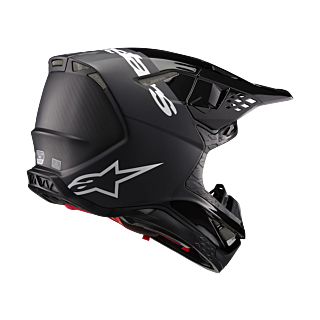 Alpinestars Crosshelm S-M10 Flood - Zwart / Donker Grijs