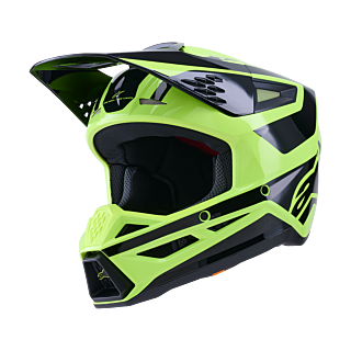 Alpinestars Crosshelm S-M3 Heat - Fluo Geel / Zwart