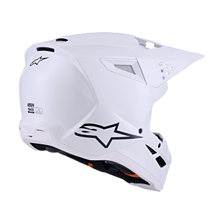 Alpinestars Crosshelm S-M3 Solid - Glans Wit