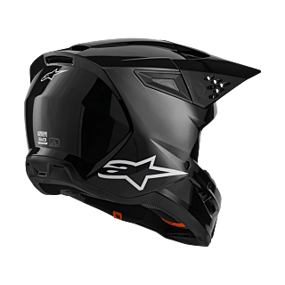 Alpinestars Crosshelm S-M3 Solid - Glans Zwart