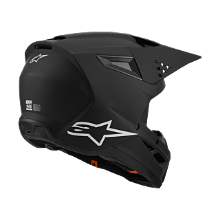 Alpinestars Crosshelm S-M3 Solid - Mat Zwart