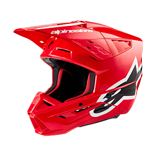 Alpinestars Crosshelm S-M5 Corp - Glans Rood