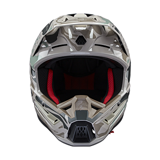 Alpinestars Crosshelm S-M5 Mineral - Glans Grijs / Groen