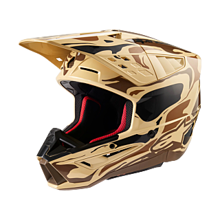 Alpinestars Crosshelm S-M5 Mineral - Mat Donker Bruin