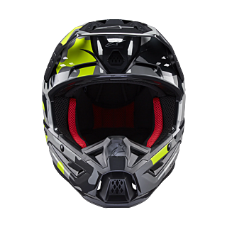 Alpinestars Crosshelm S-M5 Rover 2 - Glans Donker Grijs / Fluo Geel