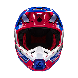 Alpinestars Crosshelm S-M5 Sail - Glans Wit / Diva Roze / Blauw