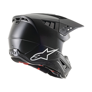 Alpinestars Crosshelm S-M5 Solid - Mat Zwart