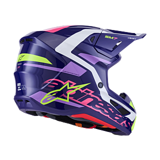 Alpinestars Crosshelm S-M7 Deed - Paars / Roze
