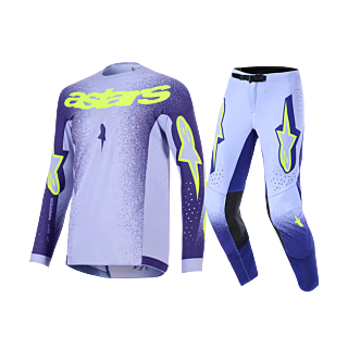 Alpinestars Crosskleding 2026 Supertech Scenz - Paars / Fluo Geel