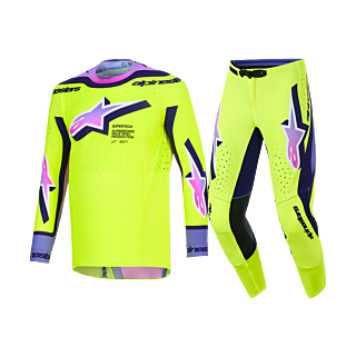 Alpinestars Crosskleding 2026 Supertech Vista - Geel / Paars / Zwart