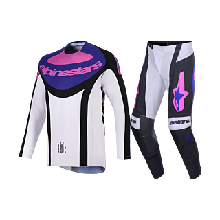 Alpinestars Crosskleding 2026 Techstar Knif - Zwart / Licht Grijs / Paars