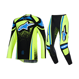 Alpinestars Crosskleding 2026 Techstar Nomur - Donker Navy / Fluo Geel / Ucla / Blauw